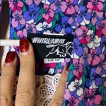 80s VINTAGE FLORAL PEPLUM DRESS MODEST EASTER SPRING CHURCH Purple Size M Photo 3