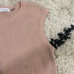 Calvin Klein Ribbed Sleeveless Sweater Photo 2