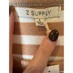 Z Supply  Dress Women Large Tan Gray Ombre Striped Tank Mini‎ NWT Athleisure Photo 6