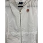 Charles River Apparel Women's Size XL Harvard Crimson White Lightweight Windbreaker Jacket Photo 2