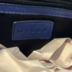 Milly ‎ satchel purse crossbody blue large zipper pockets handle Photo 7