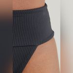 MONTCE Tamarindo Rib High cut Bikini Bottom, Medium , $112 Black Photo 1