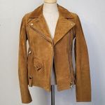Madewell  tan suede motorcycle jacket Photo 0
