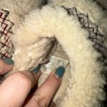 UGG  Tazz Braid Platform Slippers Natural Women's Size 7 Fuzzy Fur Lined Photo 7