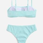 SheIn Plain Ribbed Bikini Swimsuit Photo 1