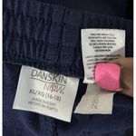 Danskin Women's Lounge Athletic Navy Blue Runner Shorts Sz XL Athletes Lounge Photo 3