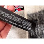 ZARA Oversized Color Block Blushed Plaid Fluffy Fringe Blanket Scarf Gray Photo 11