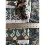 Vintage 80's Croquet Club Sweater Neck Pastel Geometric Womens Small Made In USA Photo 4