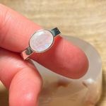Sterling Silver Moonstone Oval 925 India Ring Photo 11