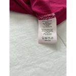 CeCe  Womens Ruffle Neck 3/4 Semi Sheer Embroidered Sleeve Plumeria Size L Photo 6