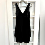 Eliza J  Black Whimsigoth Velvet Formal Cocktail Dress Bubble Hem Size 6 Small Photo 6