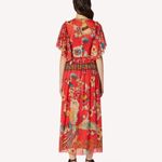 Red Valentino NWOT   paradise of bird dress Photo 2