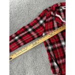 Victoria's Secret Victoria’s Secret‎ Pajama Shirt Women Medium Plaid Long Sleeve Button Up Lounge Photo 5