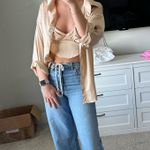 Indie Collection The  Two Piece Satin Top  Photo 5