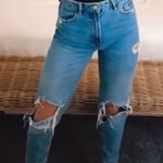 ZARA TRF Denim Hi-Rise vintage ripped jeans Photo 0