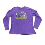Vtg Harley Davidson Purple T Shirt L Cajun Lafayette, LA Mardi Gras Long Sleeve Size L Photo 1