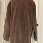 Jessica Holbrook Suede Leather Jacket Women’s Brown Lined Western Chic Style 2X Photo 5
