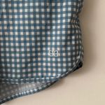 ALBION FIT Albion M Blue and White Checkered Active Shorts Photo 1