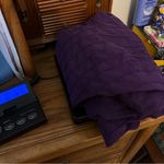 Fashion Bug  Dark Purple Dress Shirt Women’s Size 0X Pintuck detail Career Office Photo 8