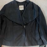 BB Dakota Midnight Black Leather Jacket Photo 6
