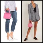 STAUD 💕💕 Mini Shirley Tote Bag ~ Clear Pink NWT Photo 5