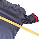 Ralph Lauren Ralph Lauren Navy Blue Top Womens Size XL Red Stripe Short Sleeve Ribbed Photo 10