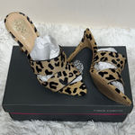 Vince Camuto  Leather Animal Print Women's Heels Photo 0