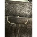 Coach  Black Soft Milled Leather Tote Bag Purse Hamilton Y2K Womens F13083 Photo 3