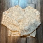 Abercrombie & Fitch  Cream Waffle Knit V-Neck Cardigan Photo 1