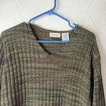 White Stag Women's Vintage 90s Green Long Sleeve Sweater Top Size Large Grunge Photo 1