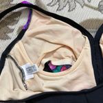 Slimsuit Vintage Swimsuit Floral One Piece Gold Button USA 12 14 Purple Photo 5