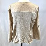 Maurice's Maurice’s cream waterfall cotton blend cardigan sweater jacket size large Photo 2