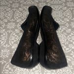 Dansko  Black and Copper Snakeskin Pattern Shoes Photo 3
