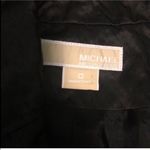 Michael Kors long satin button down collared vest black… Photo 8