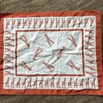 Anthropologie Polynation made in South Africa safari giraffe versatile poplin square scarf Photo 0
