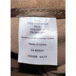 Talbots Women's Genuine Brown Suede Pants Size 4 Photo 5