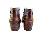 Matisse Brown Leather Buckle Ankle boots 9 western Photo 4