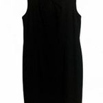 Kasper Dress Sz 14 Sheath Sleeveless Twist Front Detail Closet Staple Work Wear Photo 0