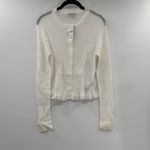 J.Crew  Ruffle-trim cotton gauze cardigan Photo 4