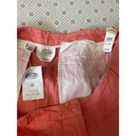 Talbots NWT Loose Fit Pink 100% Linen 3/4 Pants Photo 4