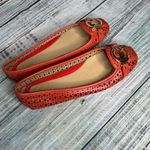 Michael Kors Fulton Moc Sienna Orange Laser Cut Leather 7 Photo 4