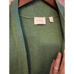 Cyrus   cardigan opene pockets knit cotton sz small green career office fall Photo 1