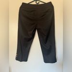 Cache Embellished Black Cropped Pants Photo 3