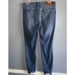 Lucky Brand  High Rise Skinny Bridgette Raw Hem Blue Jeans Size 10 Photo 2