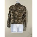 Aqua‎ Bloomingdale's Cheetah Leopard Animal Print Denim Jacket EUC Size XS Photo 6