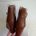 Veronica Beard  Leather Sherapa Elfred Wedge Boots Hazel Photo 7