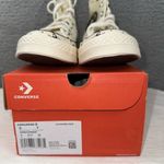 Converse Shoes Womens 7 Mens 5 Off-White Paint Splatter Chuck 70 Hi Sneakers NEW Photo 1