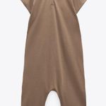 ZARA NWOT BAGGY COTTON JUMPSUIT LAGENLOOK RELAX FIT BLOGGERS FAV Photo 5