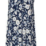 Tommy Bahama  M Asymmetrical Floral Midi Tank Dress‎ Stretch Handkerchief Beach Photo 0