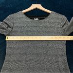 Reformation  Esen Knit Dress in Chrome Sparkle Metallic Long Sleeve Party Dress Photo 13